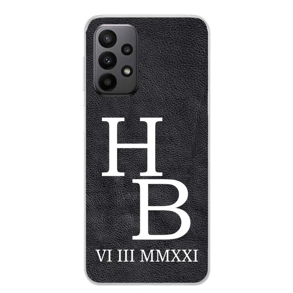 Jouw initialen - gepersonaliseerd telefoonhoesje