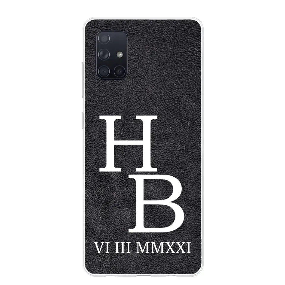 Jouw initialen - gepersonaliseerd telefoonhoesje