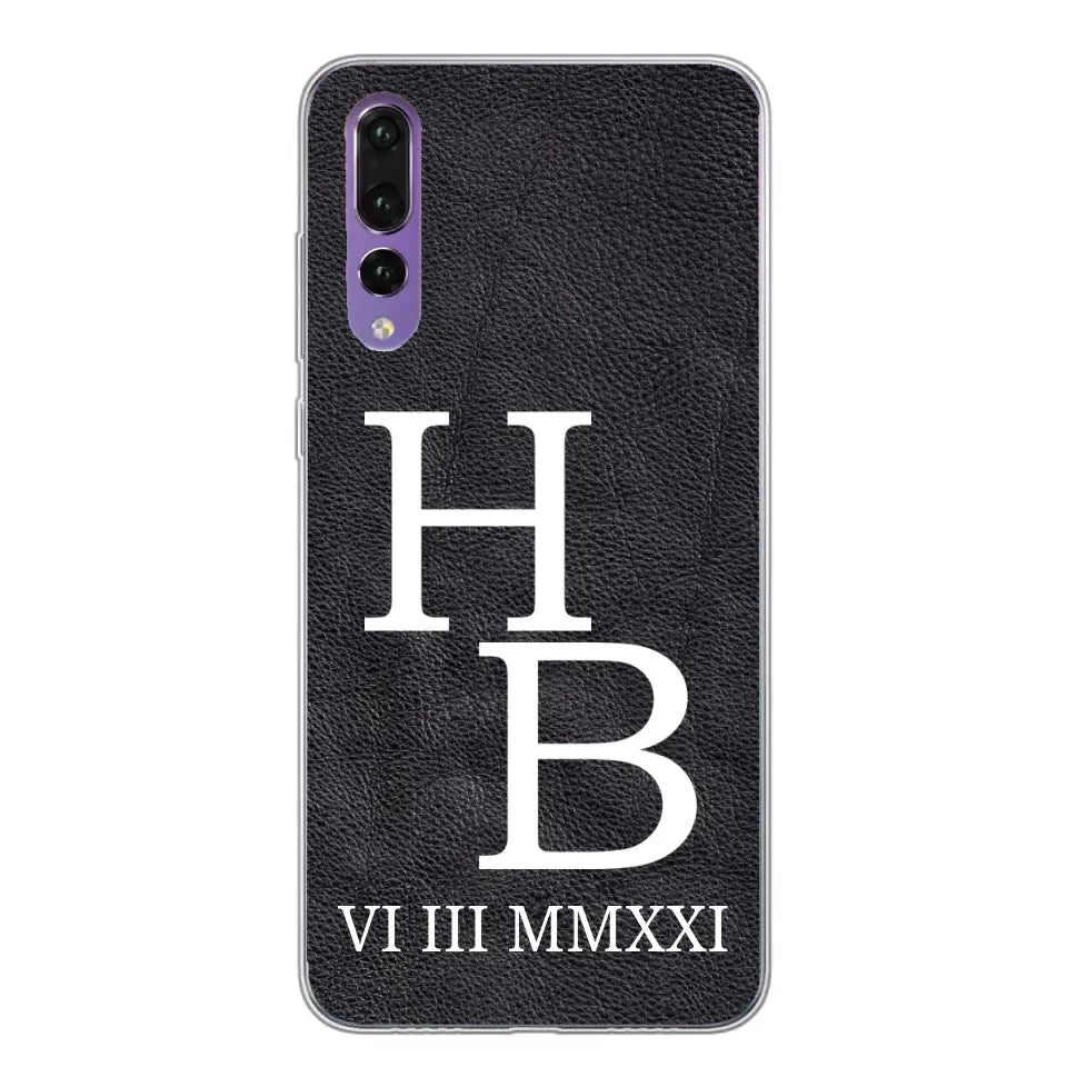 Jouw initialen - gepersonaliseerd telefoonhoesje