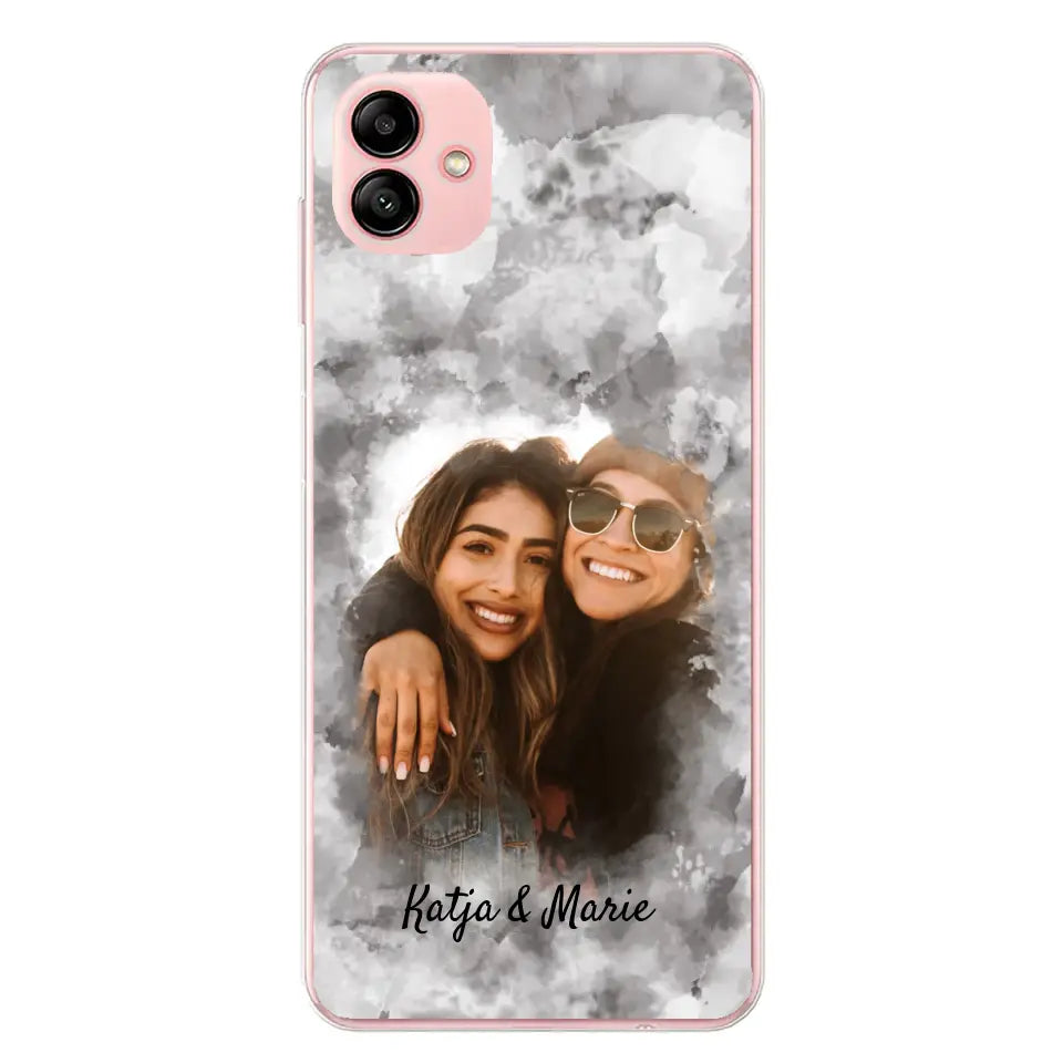 Jouw foto (waterverfstijl) - gepersonaliseerde telefoonhoesje