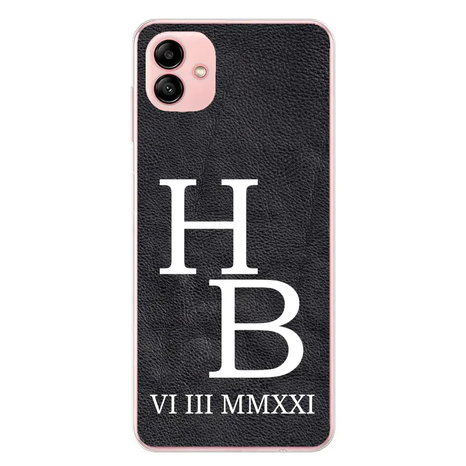 Jouw initialen - gepersonaliseerd telefoonhoesje