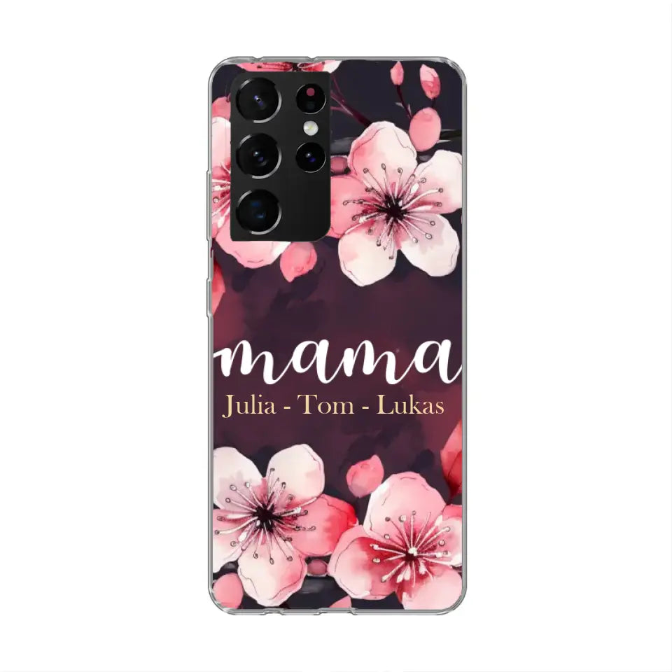Flower Love - Gepersonaliseerde telefoonhoes