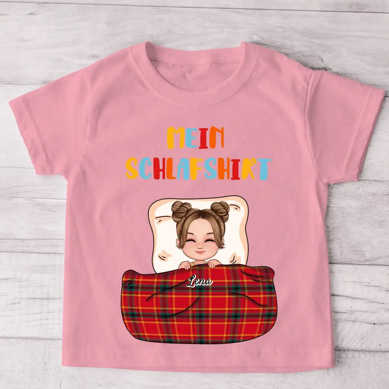 Mein Schlafshirt - Personalisiertes Kinder T-Shirt