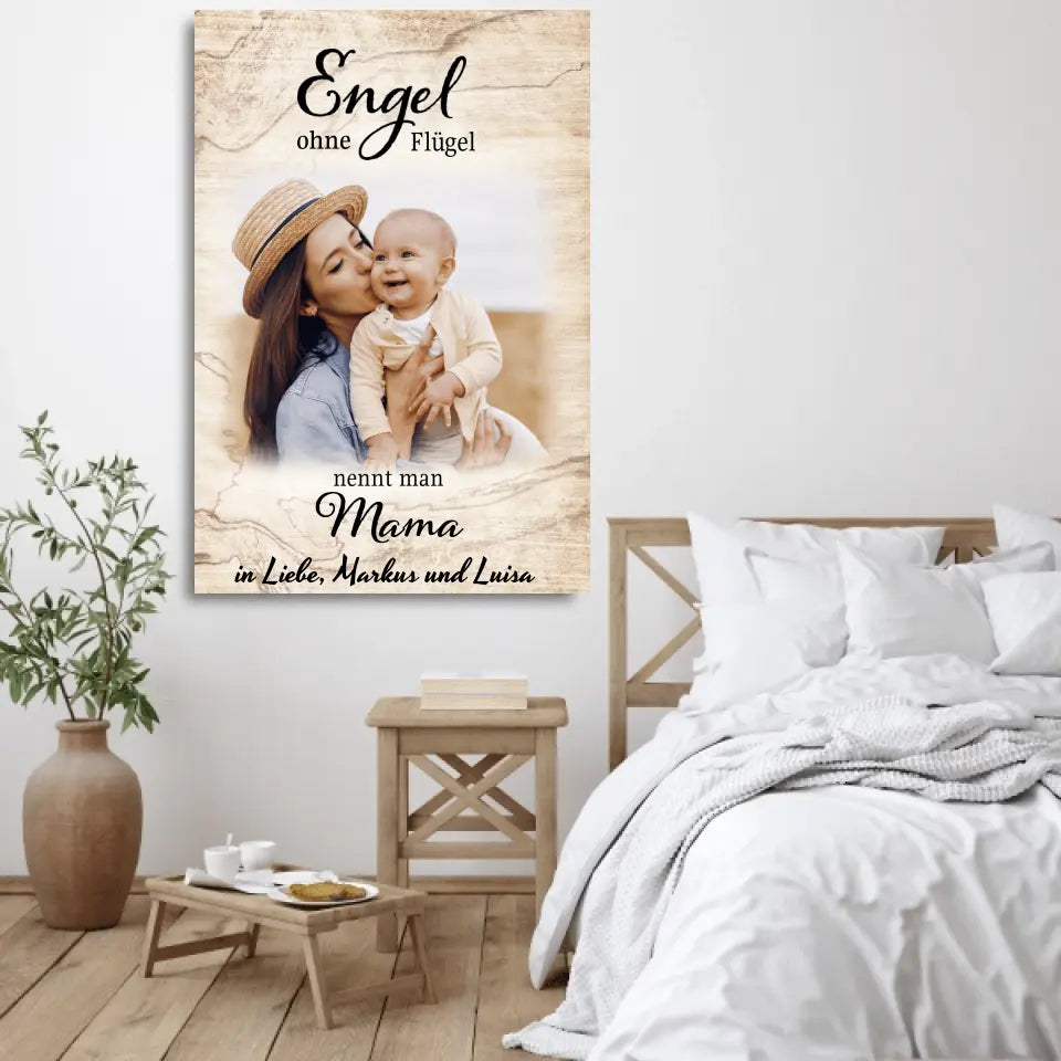 Engel zonder vleugels - Gepersonaliseerd canvas