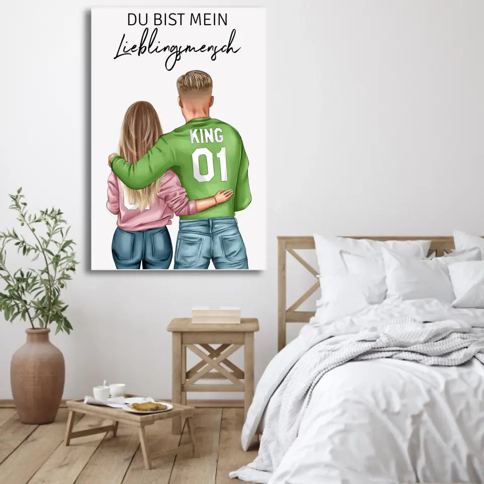 Koppel - Gepersonaliseerd canvas