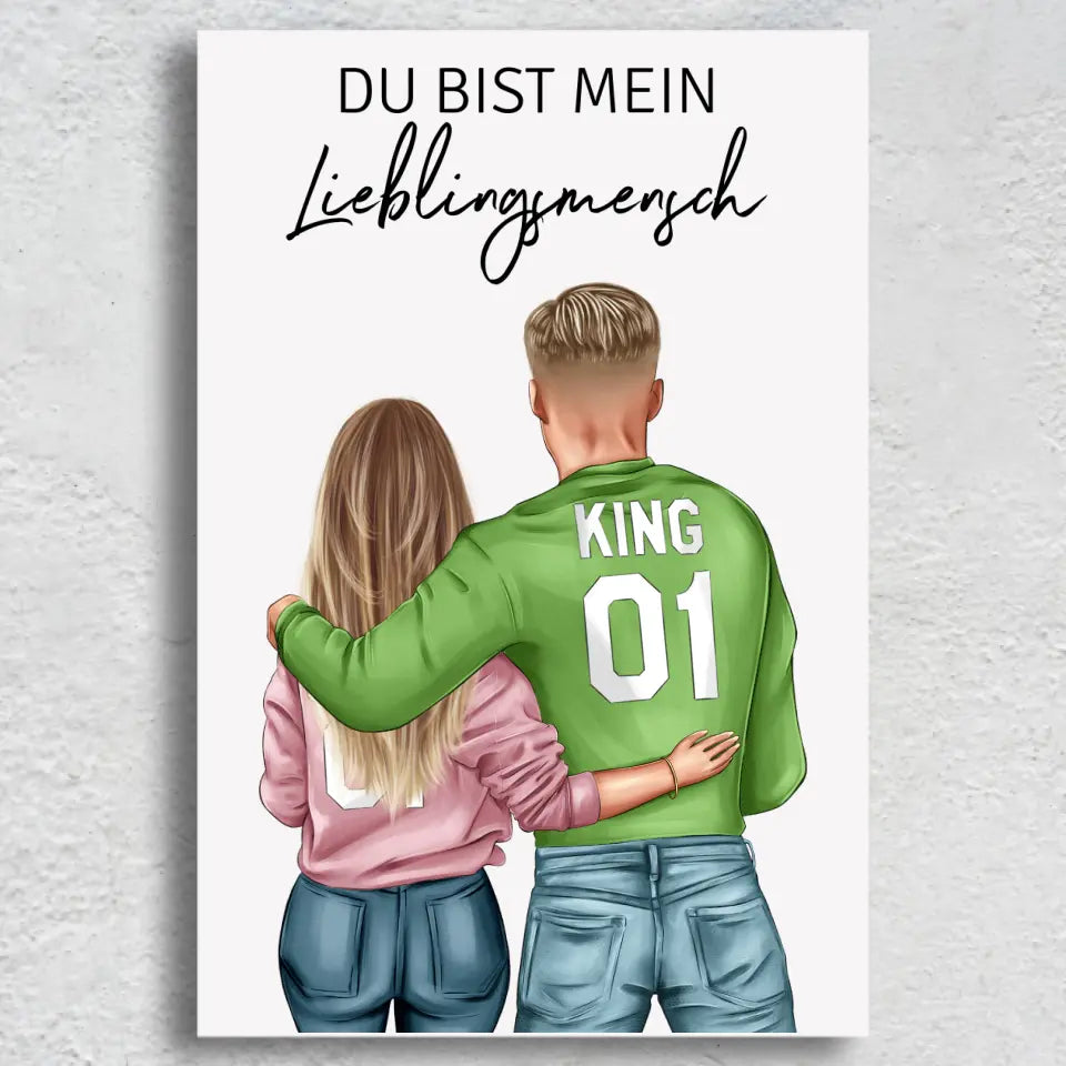 Koppel - Gepersonaliseerd canvas