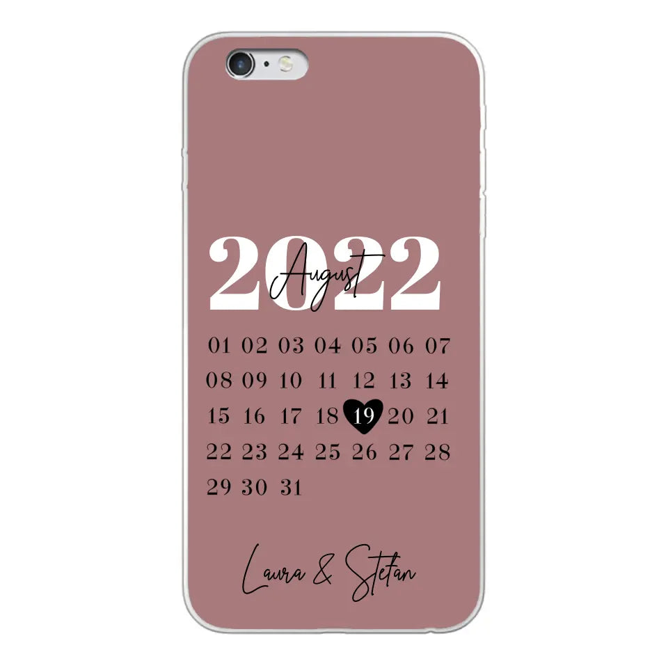 Onze dag - gepersonaliseerde telefoonhoesje