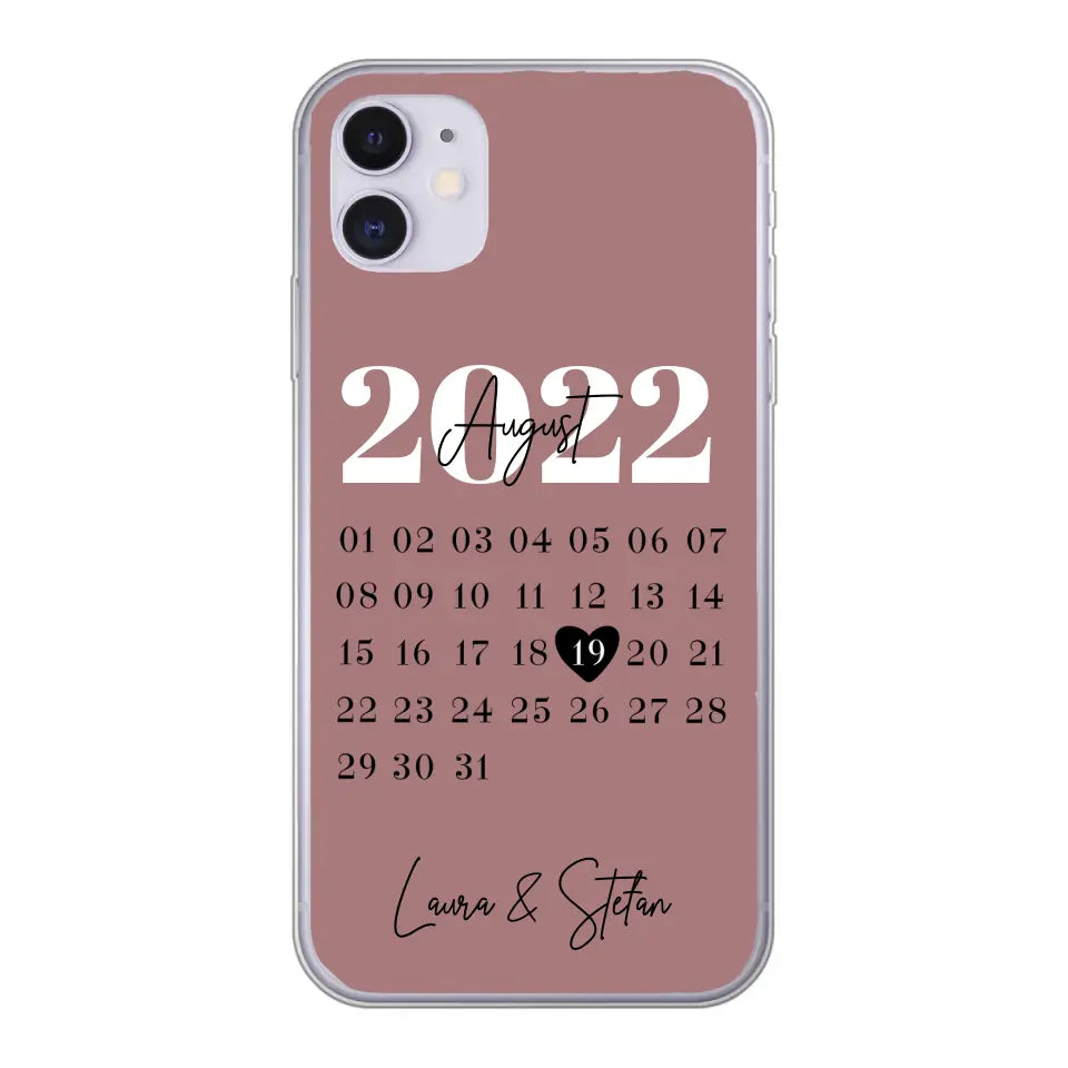 Onze dag - gepersonaliseerde telefoonhoesje