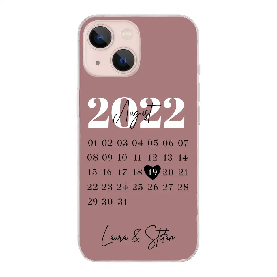 Onze dag - gepersonaliseerde telefoonhoesje