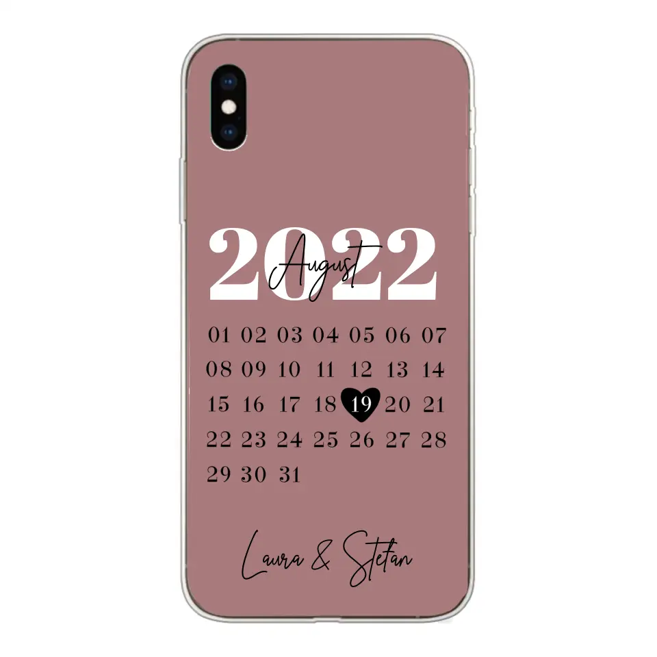 Onze dag - gepersonaliseerde telefoonhoesje