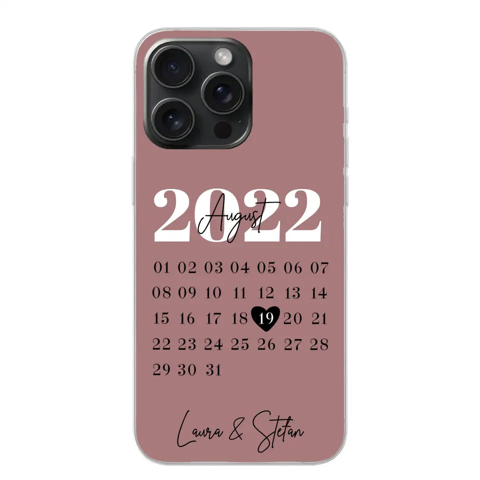 Onze dag - gepersonaliseerde telefoonhoesje