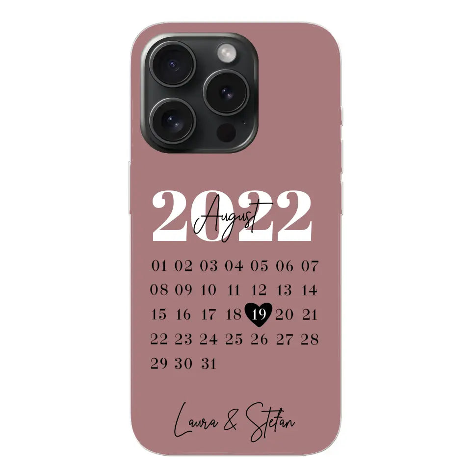 Onze dag - gepersonaliseerde telefoonhoesje