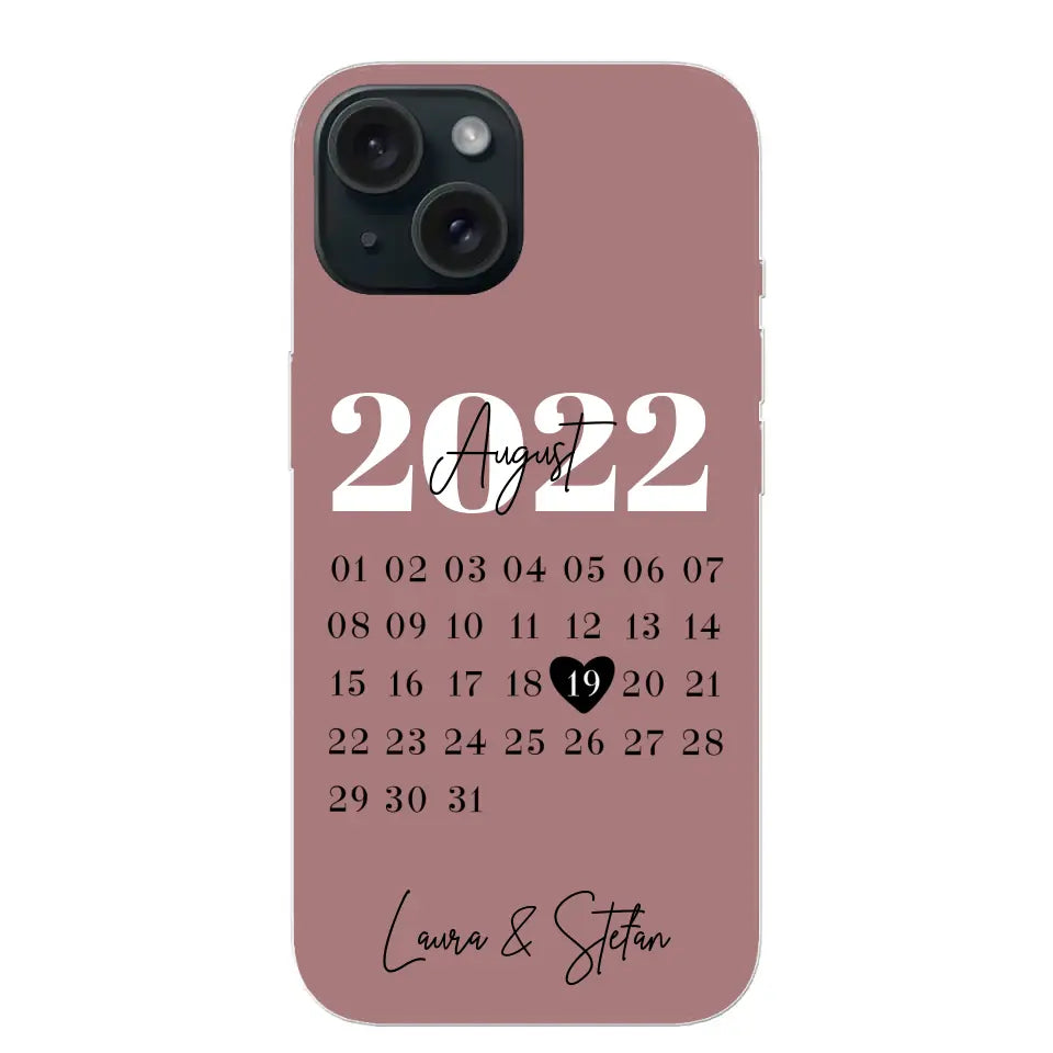 Onze dag - gepersonaliseerde telefoonhoesje