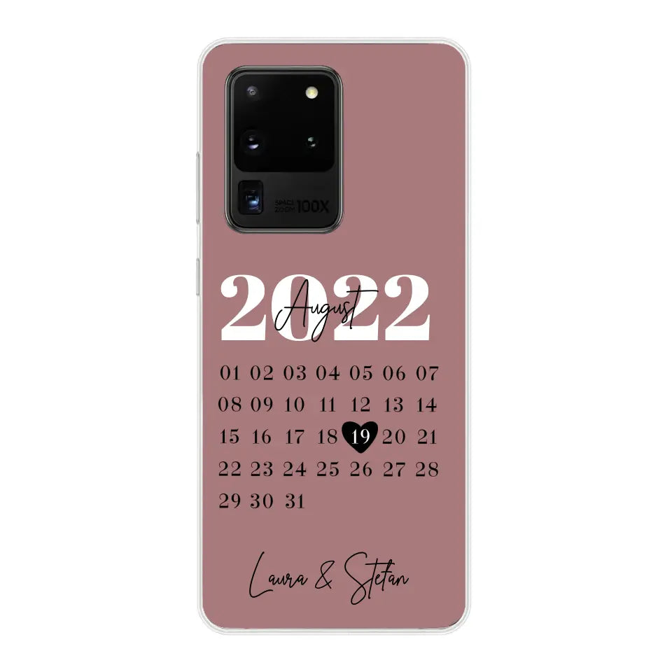 Onze dag - gepersonaliseerde telefoonhoesje
