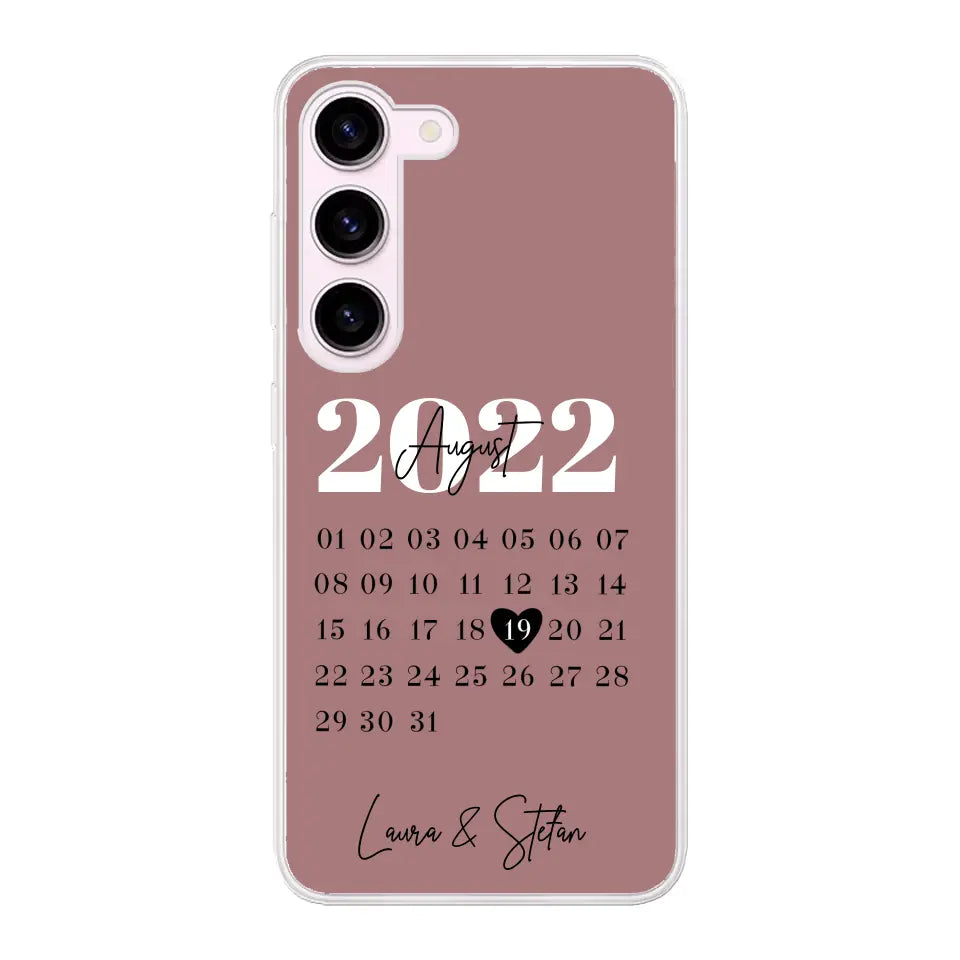 Onze dag - gepersonaliseerde telefoonhoesje
