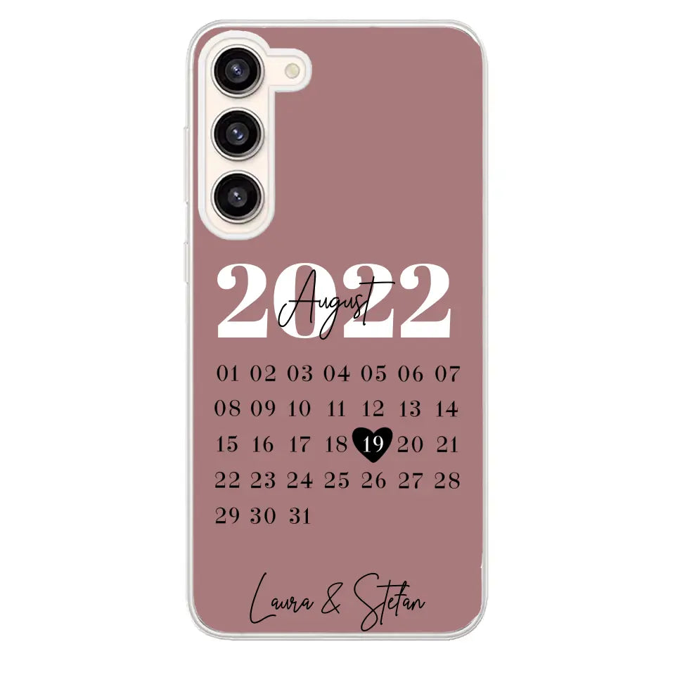 Onze dag - gepersonaliseerde telefoonhoesje