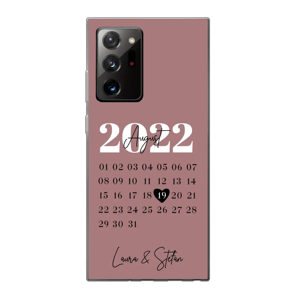 Onze dag - gepersonaliseerde telefoonhoesje