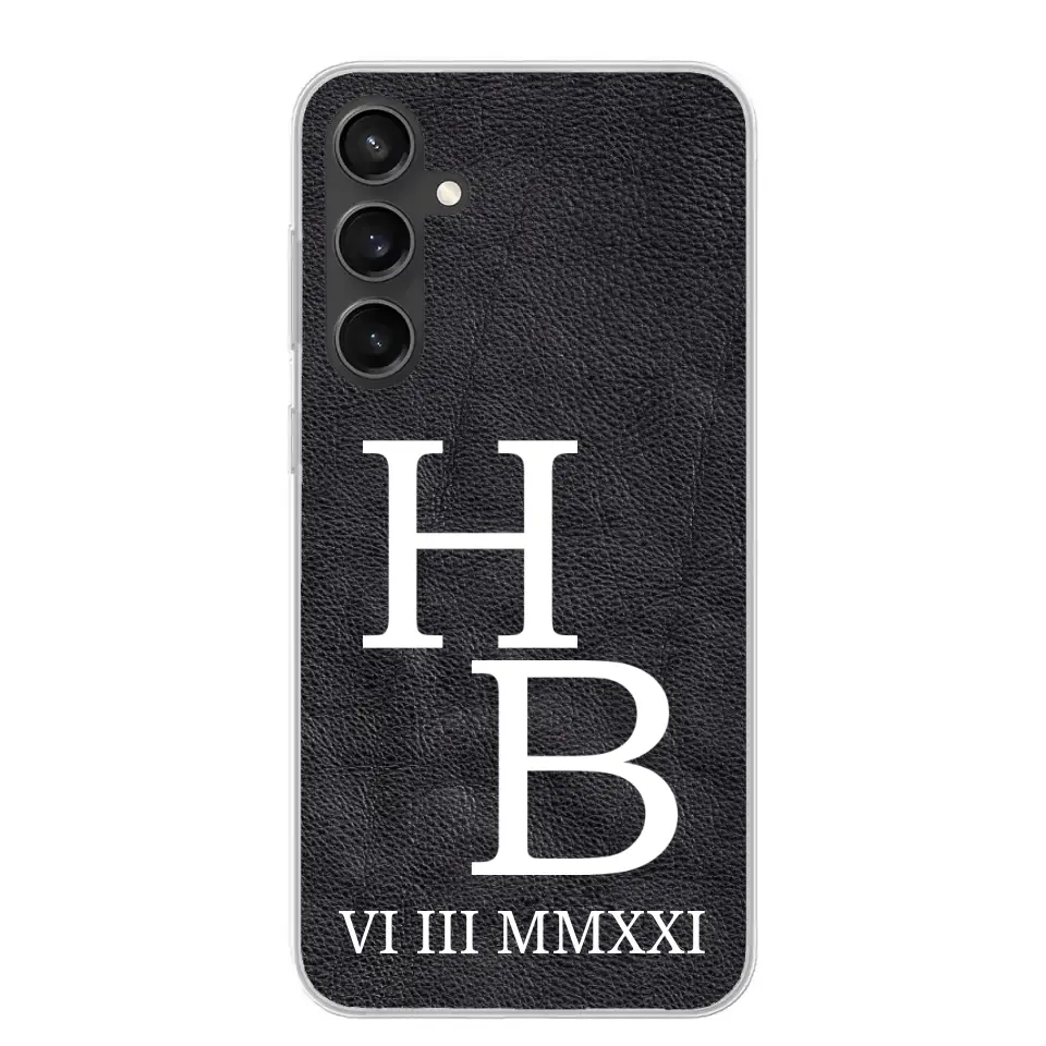 Jouw initialen - gepersonaliseerd telefoonhoesje