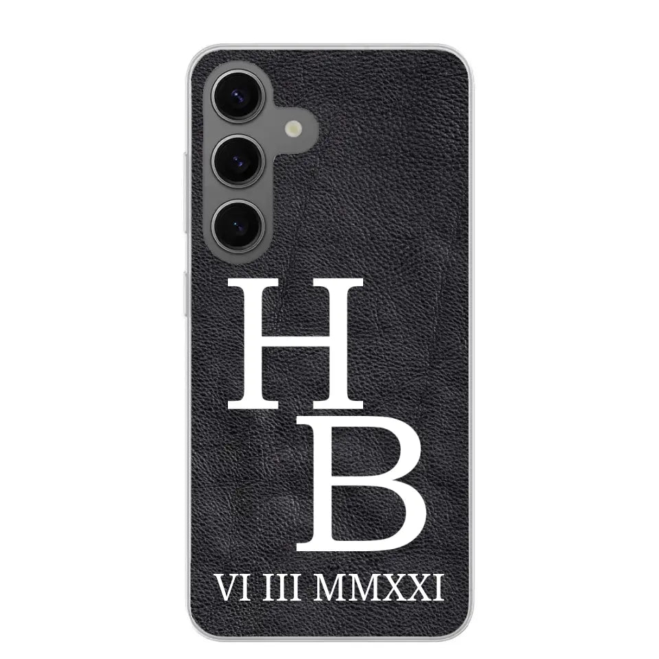 Jouw initialen - gepersonaliseerd telefoonhoesje
