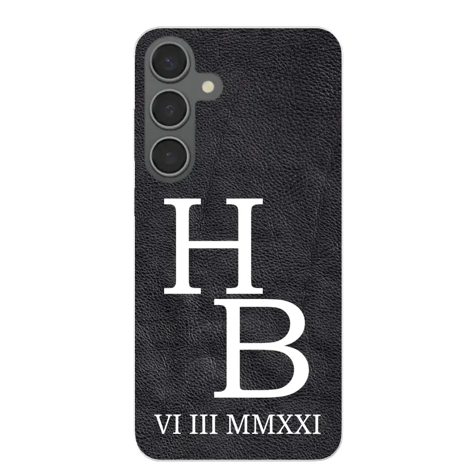 Jouw initialen - gepersonaliseerd telefoonhoesje