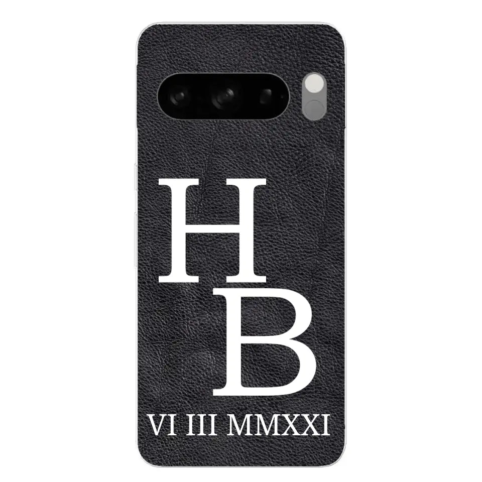 Jouw initialen - gepersonaliseerd telefoonhoesje