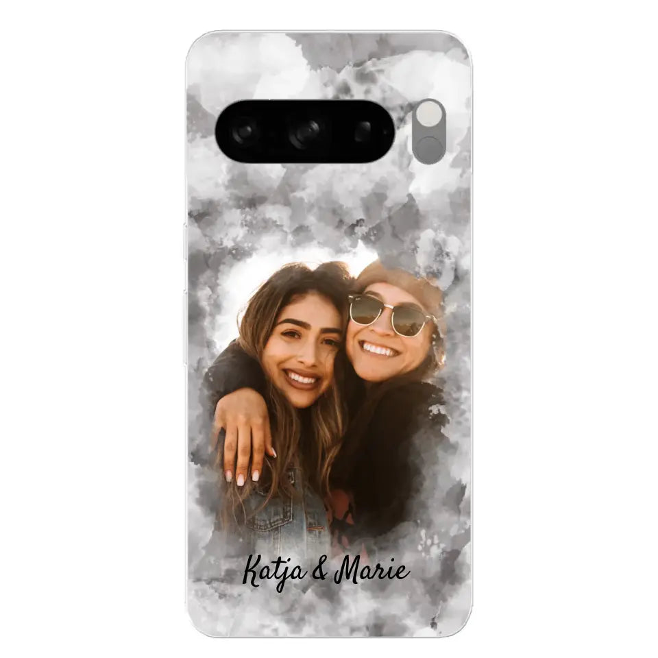 Jouw foto (waterverfstijl) - gepersonaliseerde telefoonhoesje