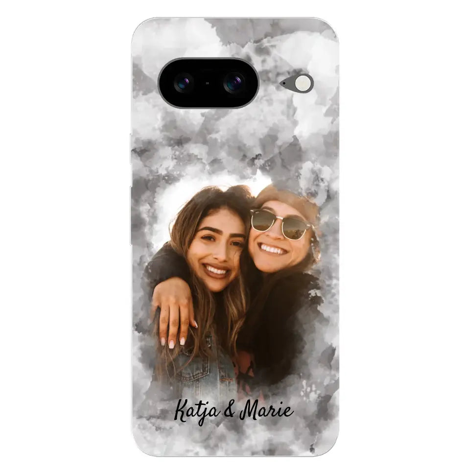 Jouw foto (waterverfstijl) - gepersonaliseerde telefoonhoesje