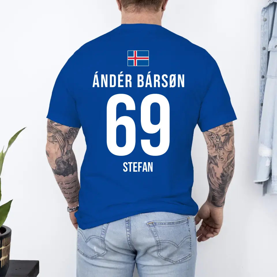 Island-Trikot - Personalisiertes T-Shirt