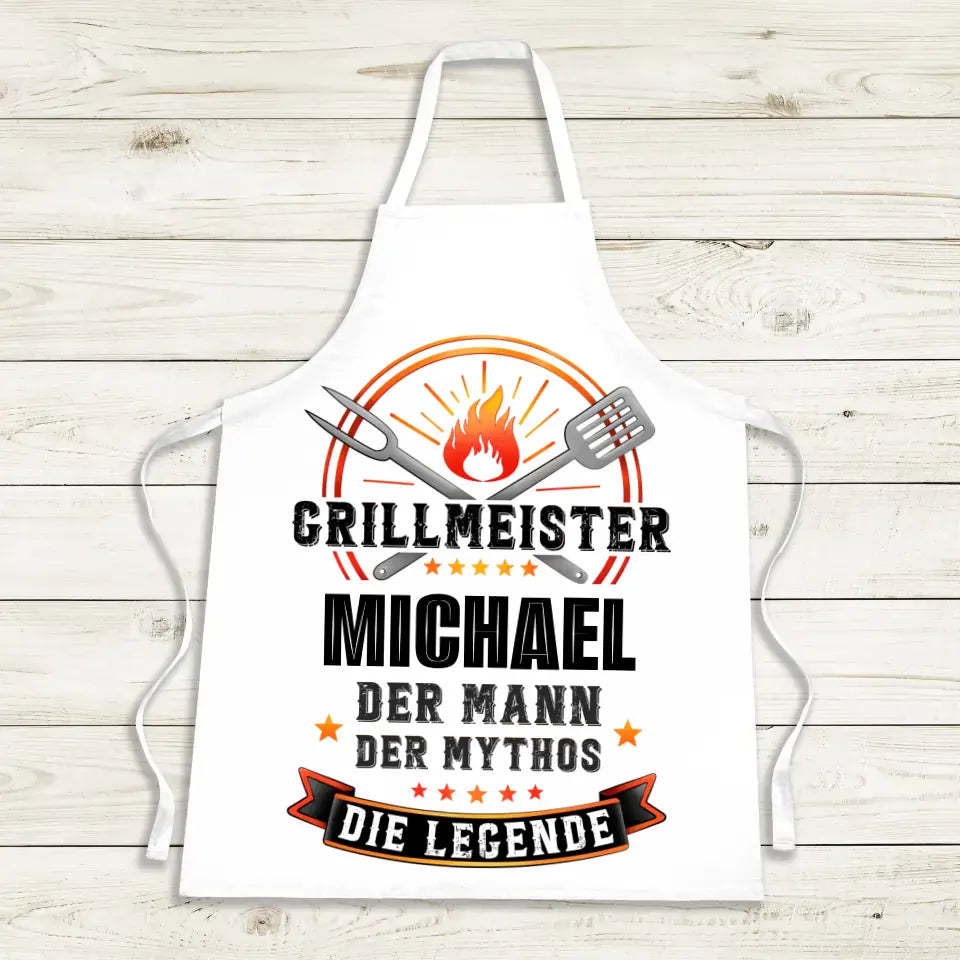 Grill Master - Gepersonaliseerd grillschort