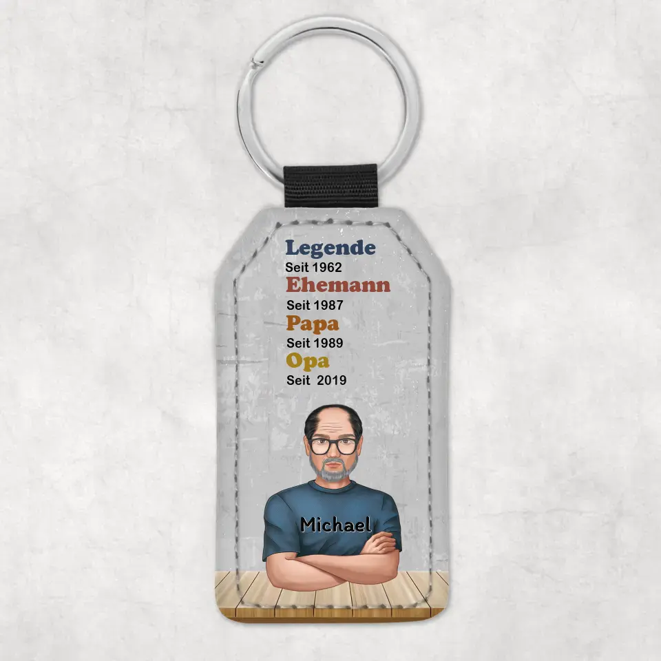 Legende - Gepersonaliseerde sleutelhanger