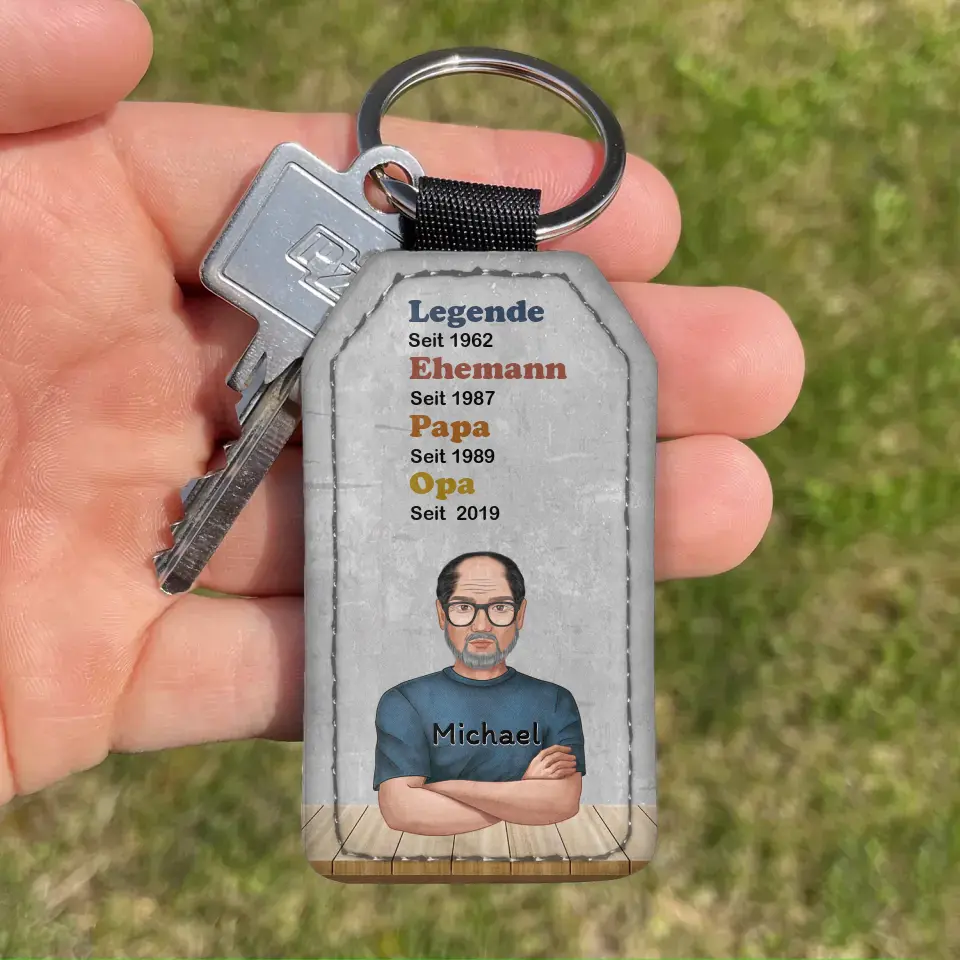 Legende - Gepersonaliseerde sleutelhanger