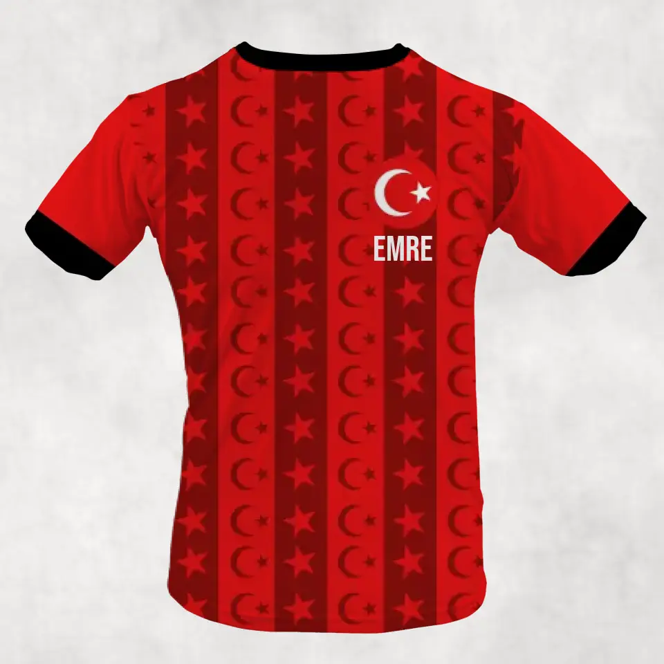 Turkije Jersey - Gepersonaliseerd T-shirt