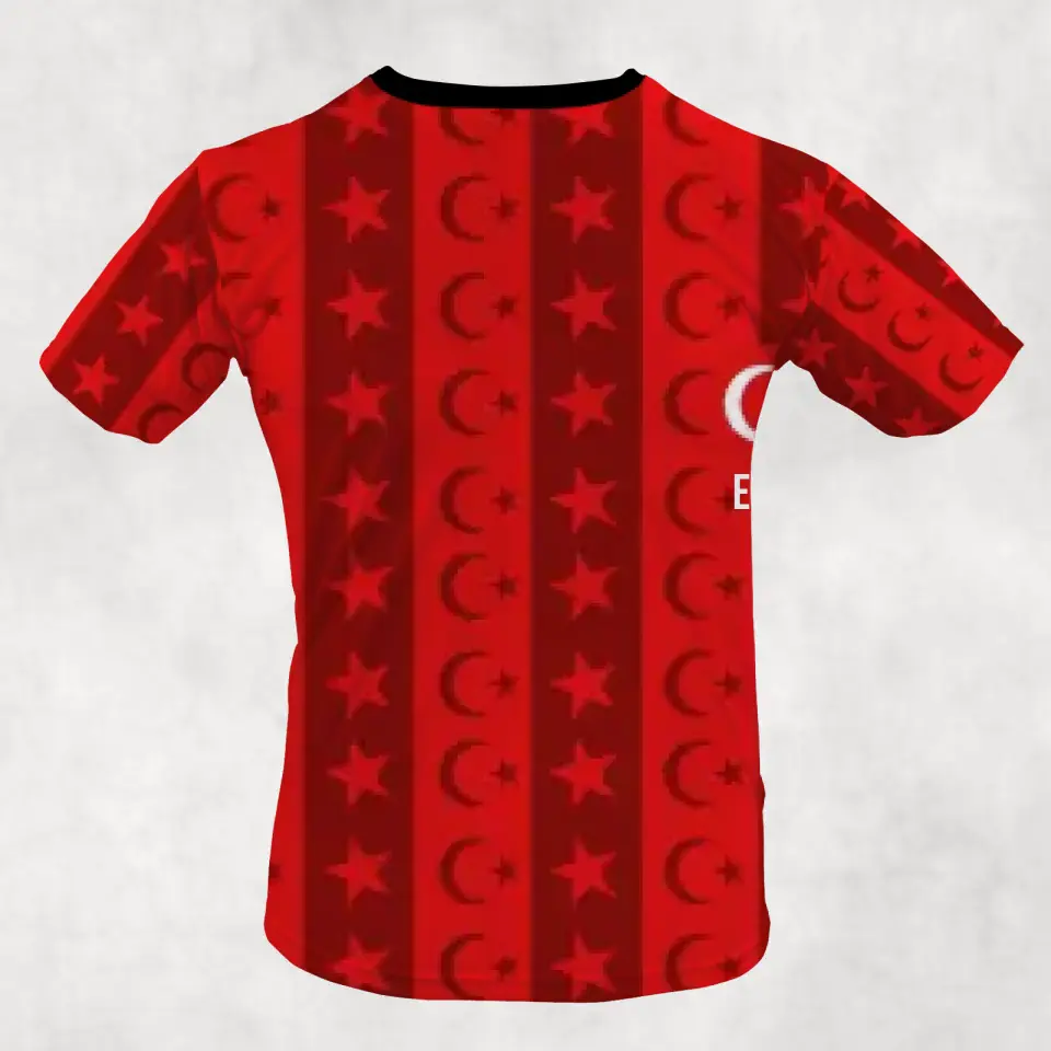 Turkije Jersey - Gepersonaliseerd T-shirt