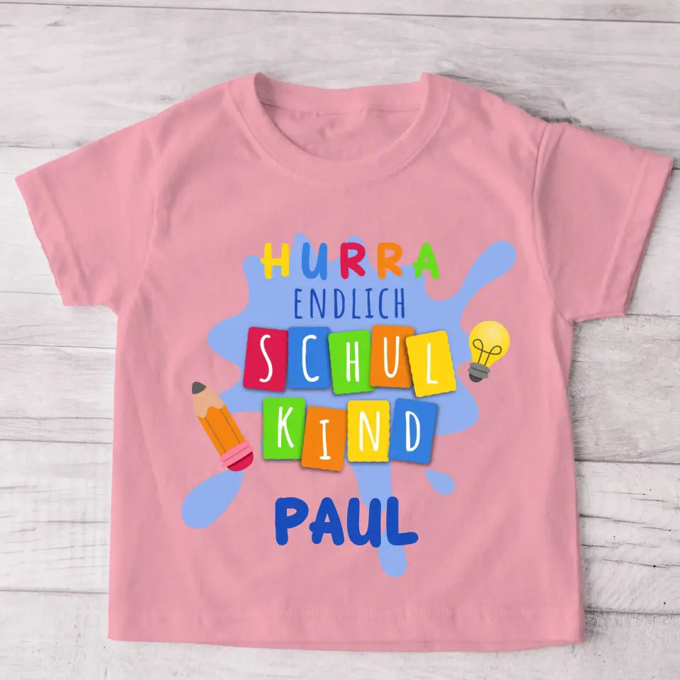 Hoera! - Gepersonaliseerd kinder-T-shirt