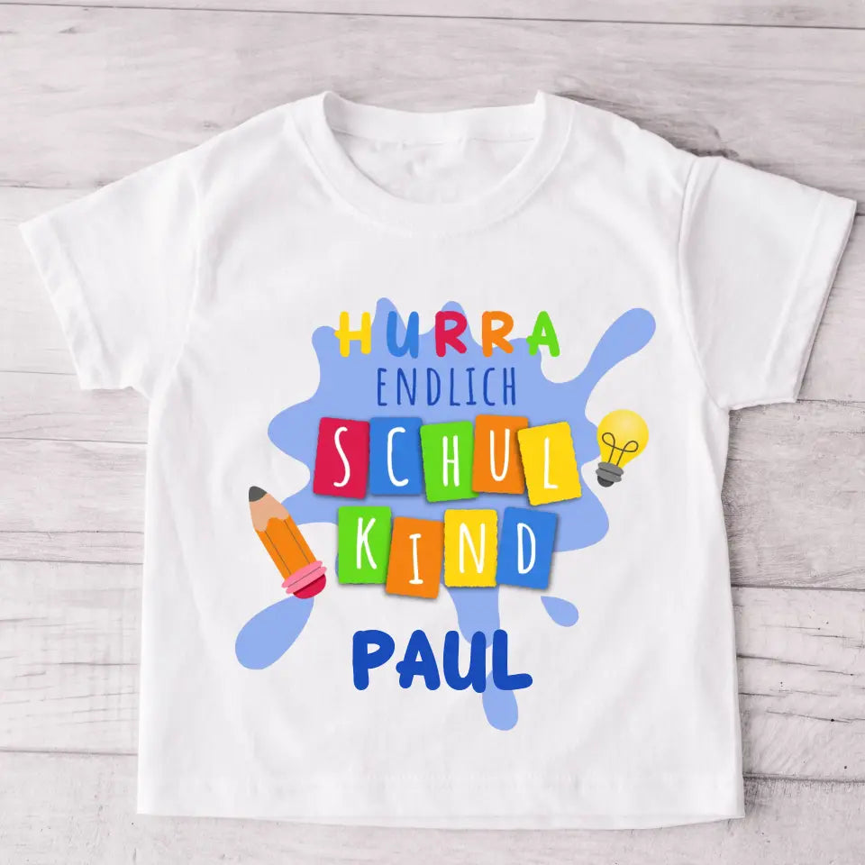 Hoera! - Gepersonaliseerd kinder-T-shirt