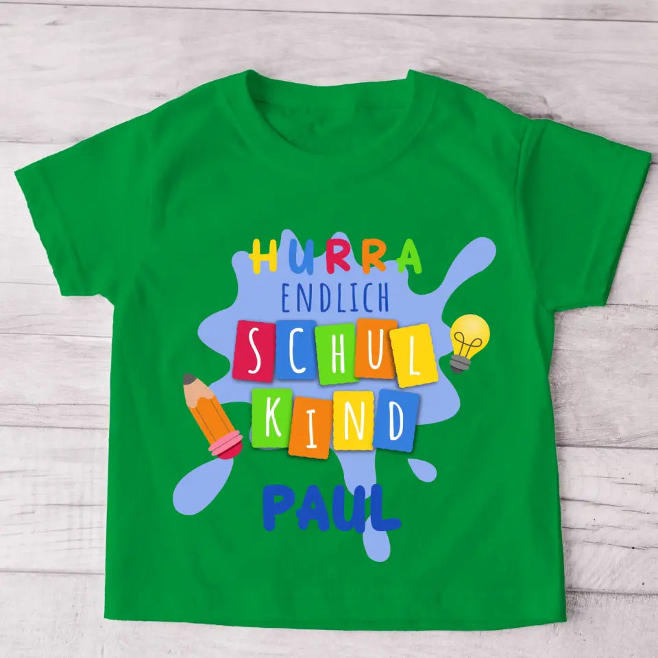 Hoera! - Gepersonaliseerd kinder-T-shirt
