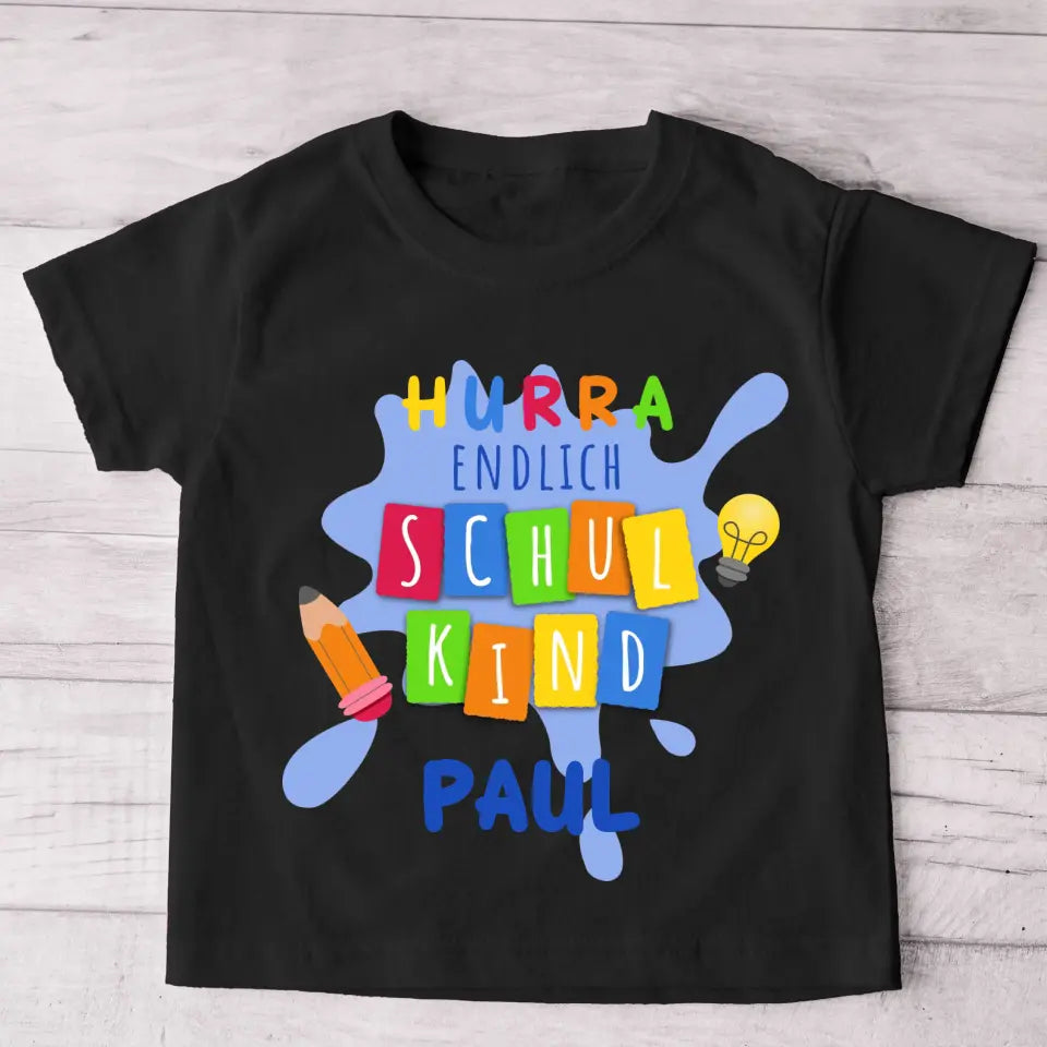 Hoera! - Gepersonaliseerd kinder-T-shirt