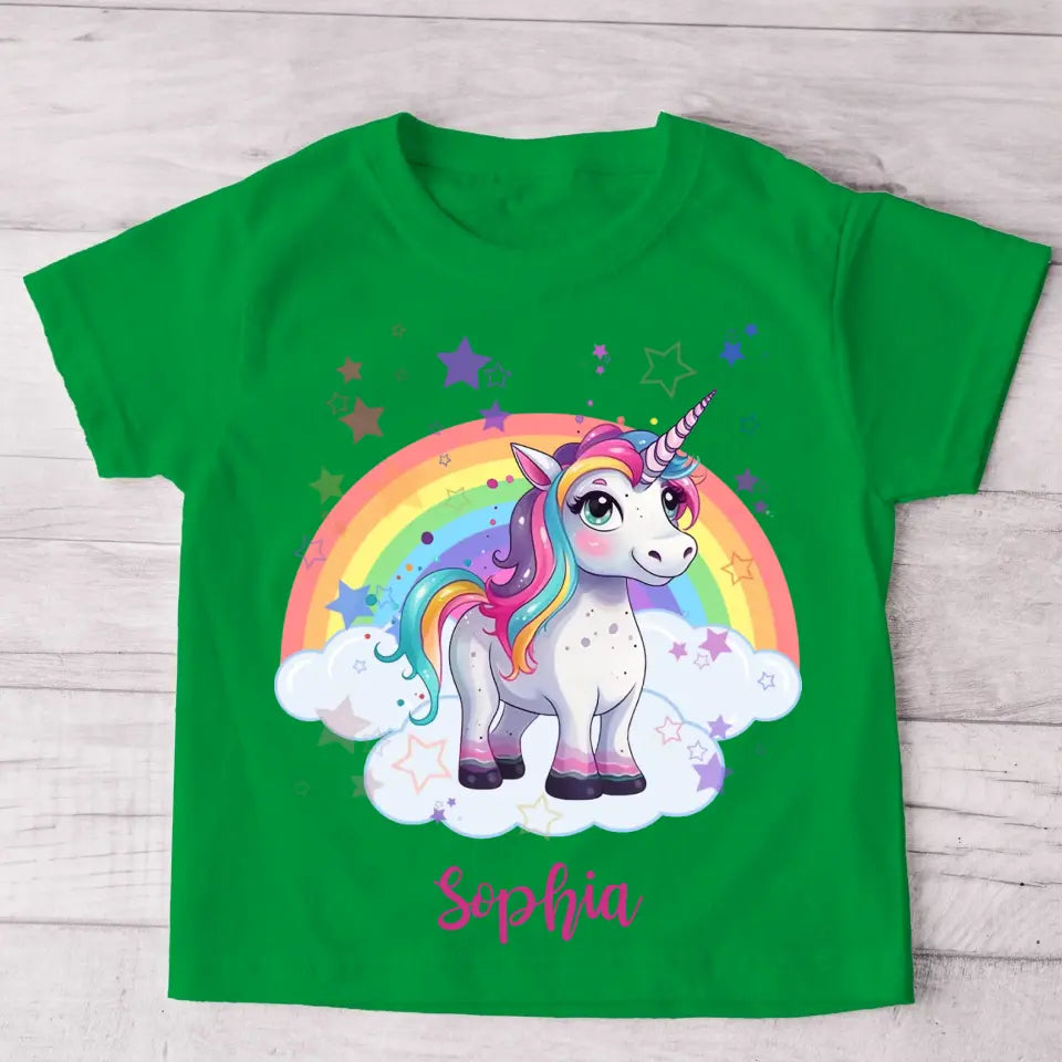 Unicorn Magic - Gepersonaliseerd kinder T-shirt