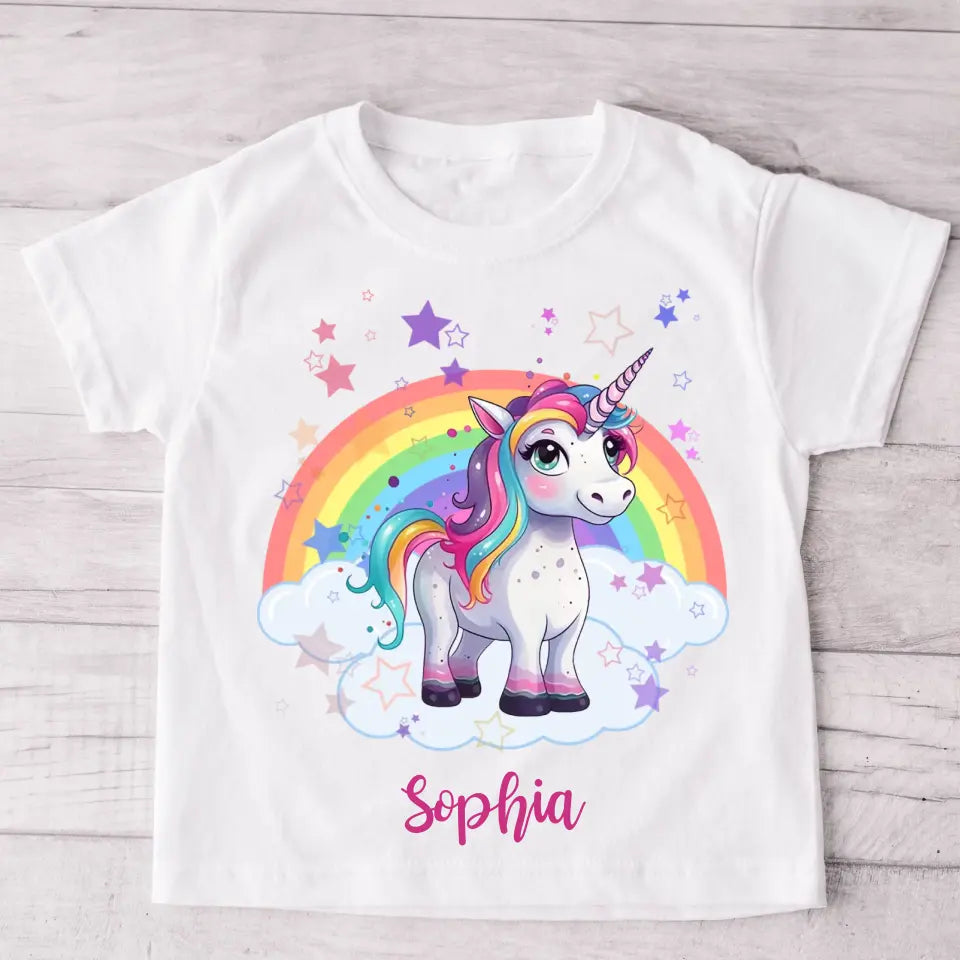Unicorn Magic - Gepersonaliseerd kinder T-shirt