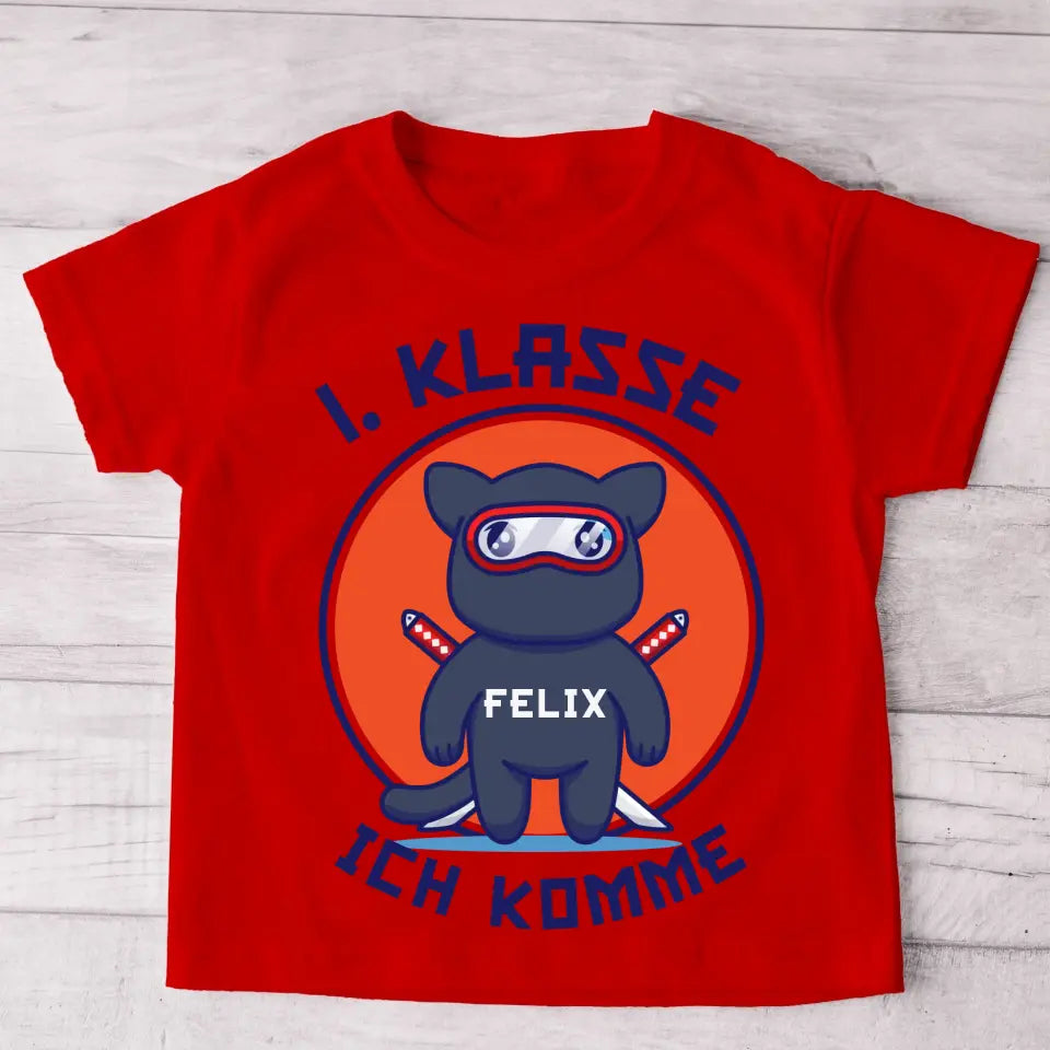 Ninja - Gepersonaliseerd kinder T-shirt