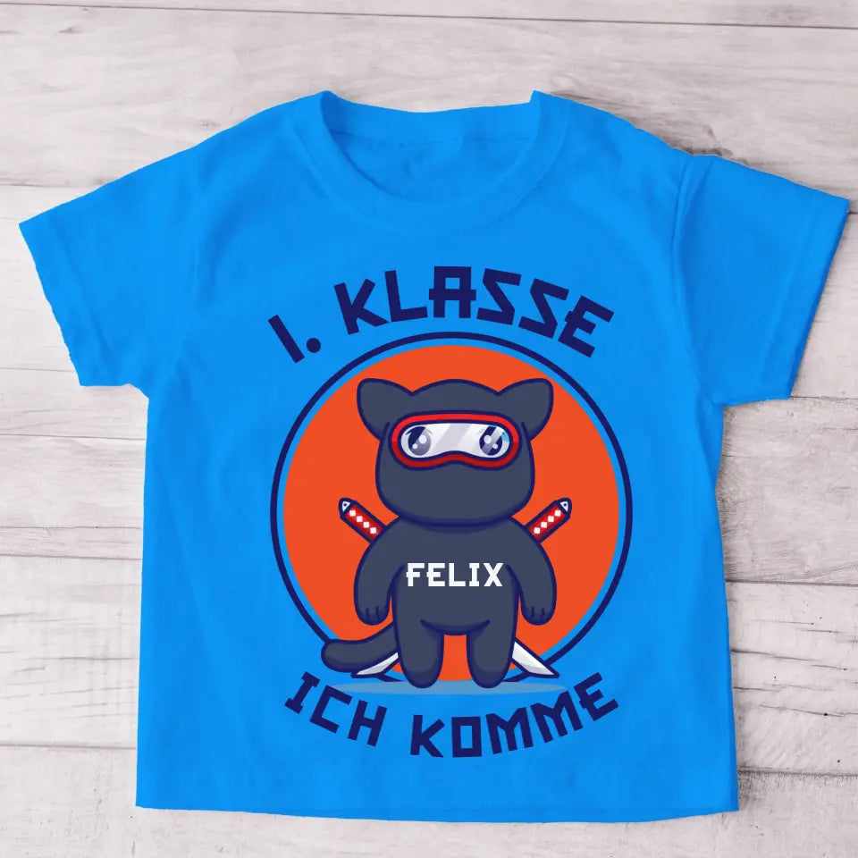 Ninja - Gepersonaliseerd kinder T-shirt