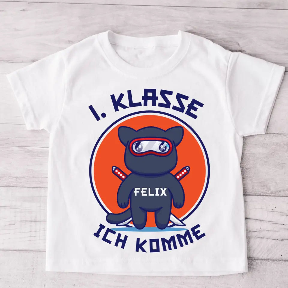 Ninja - Gepersonaliseerd kinder T-shirt