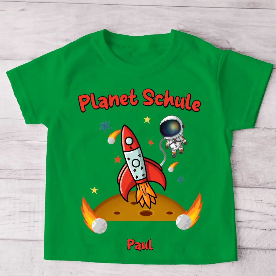 Astronaut - Gepersonaliseerd kinder-T-shirt