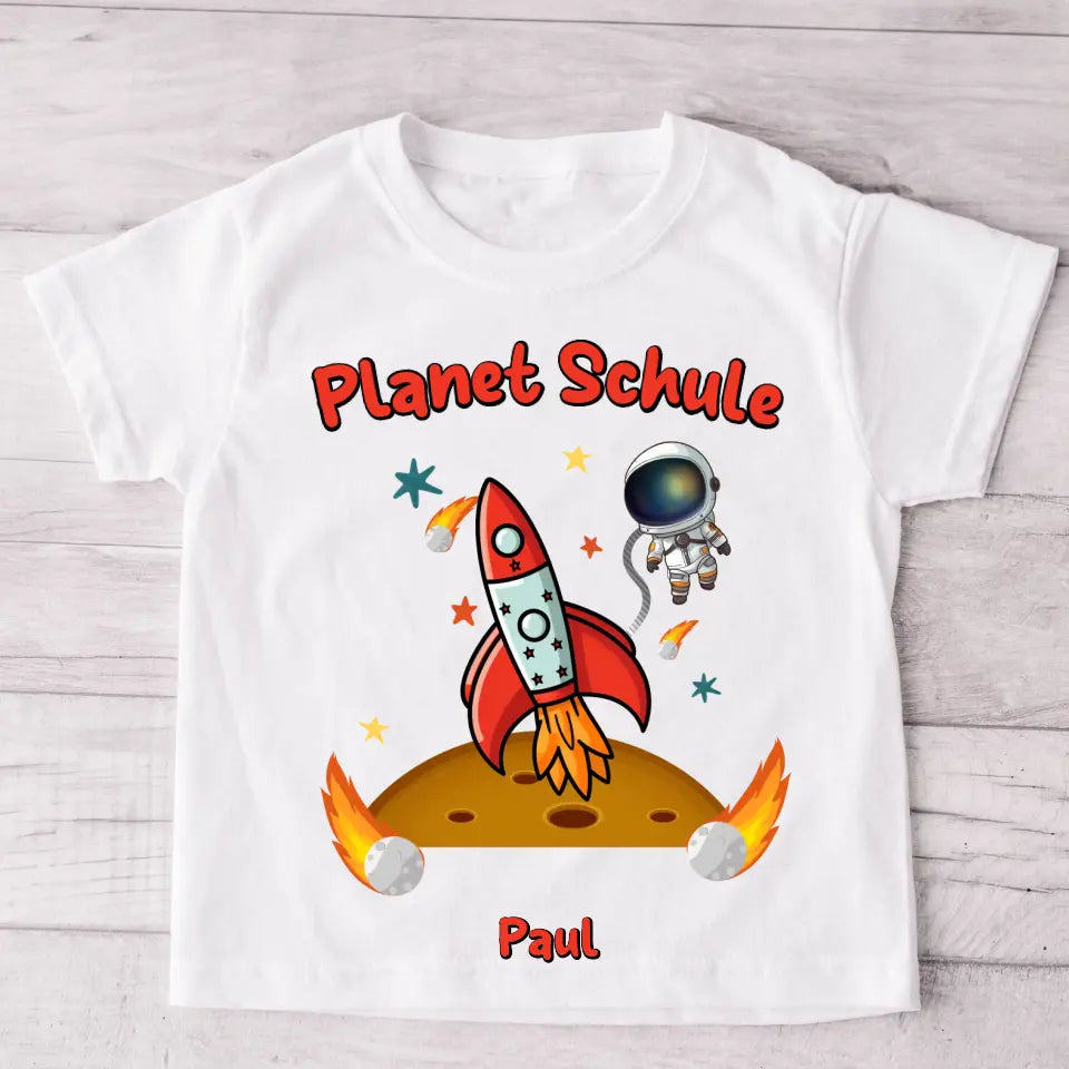 Astronaut - Gepersonaliseerd kinder-T-shirt