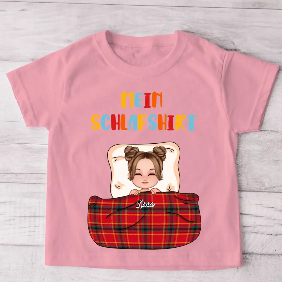 Mijn slaapshirt - gepersonaliseerd kinder-T-shirt