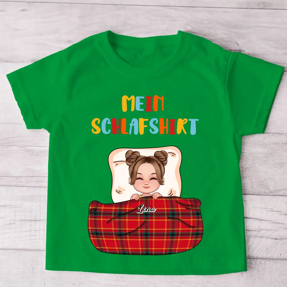 Mijn slaapshirt - gepersonaliseerd kinder-T-shirt