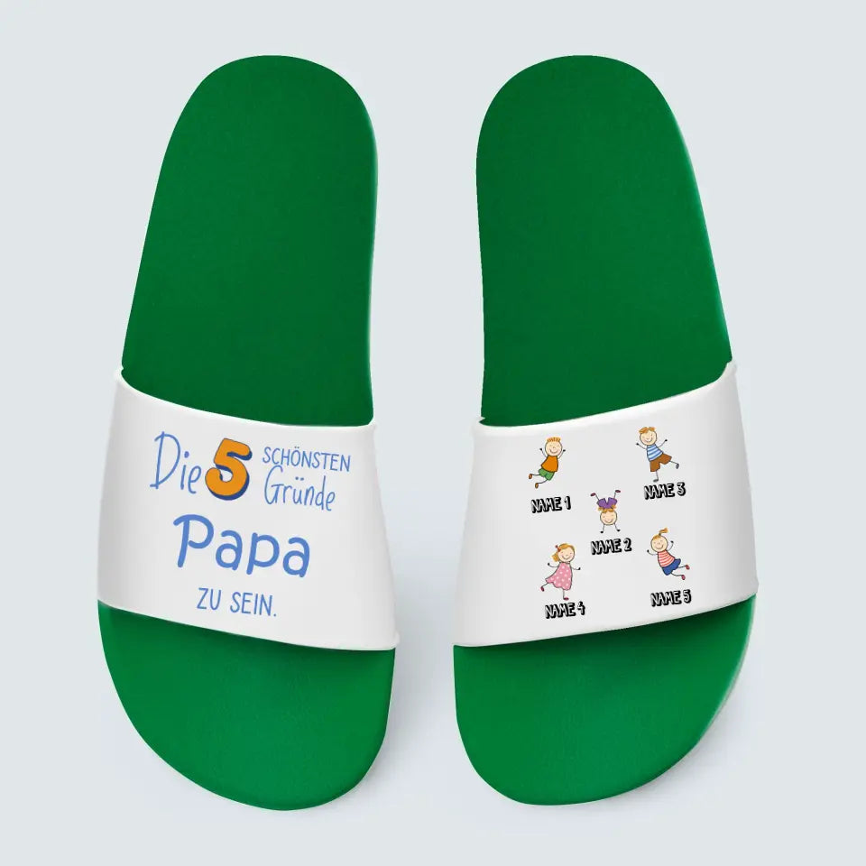 De beste redenen - Gepersonaliseerde slippers