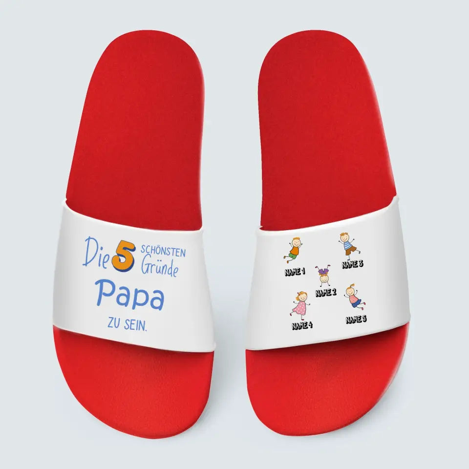 De beste redenen - Gepersonaliseerde slippers