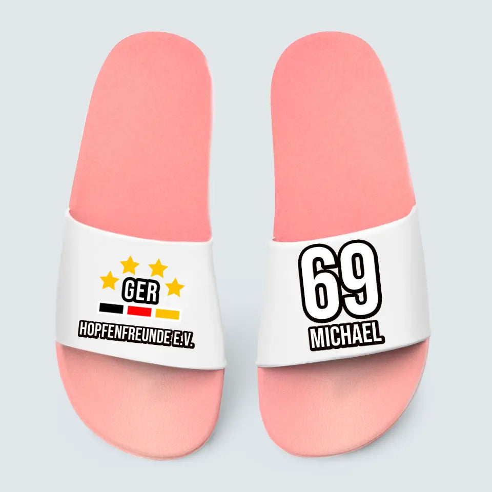 Duitsland-Laschen - Gepersonaliseerde slippers