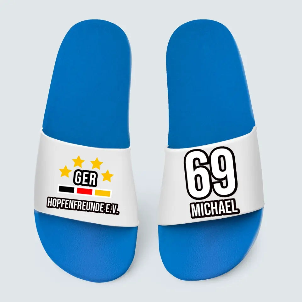 Duitsland-Laschen - Gepersonaliseerde slippers
